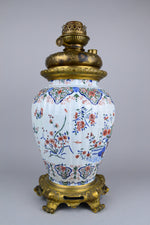 Early 18th C Delft Baluster Vase by Pieter Kocx