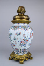 Early 18th C Delft Baluster Vase by Pieter Kocx