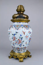 Early 18th C Delft Baluster Vase by Pieter Kocx