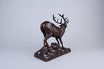 Black Forest Wooden Roaring Stag