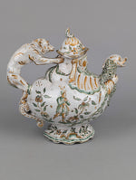 Grotesque Faience Teapot