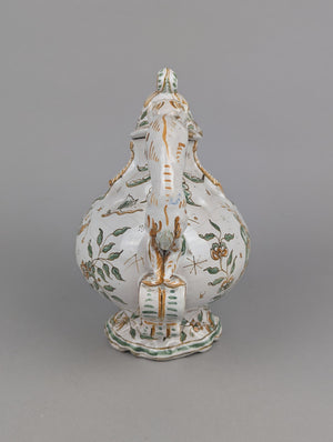 Grotesque Faience Teapot