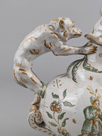 Grotesque Faience Teapot