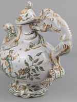 Grotesque Faience Teapot